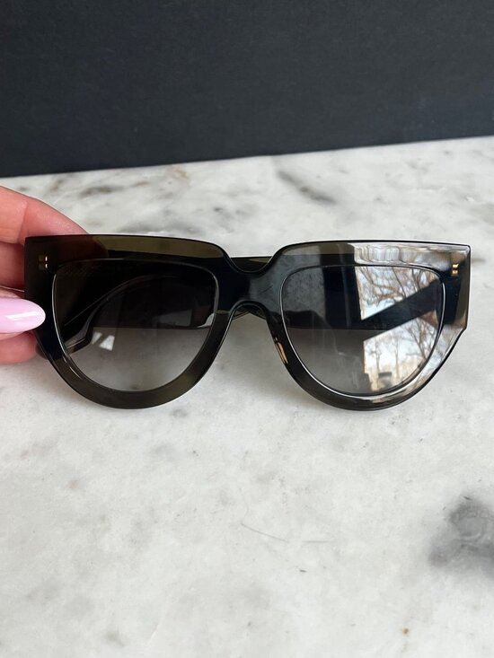Victoria Beckham VB679S square khaki sunglasses main image 3